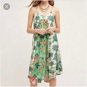 Anthropologie | Maeve Tie Shoulder Swing Dress